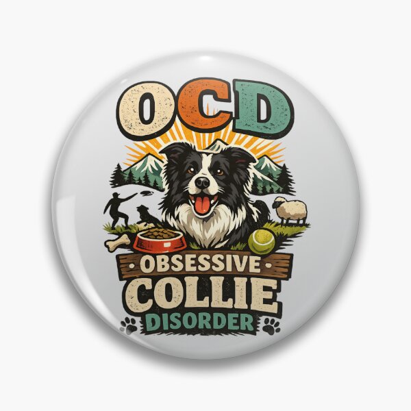 Item preview, OCD – Obsessive Collie Disorder Funny Border Collie Dog Lover designed and sold by SidTastic .