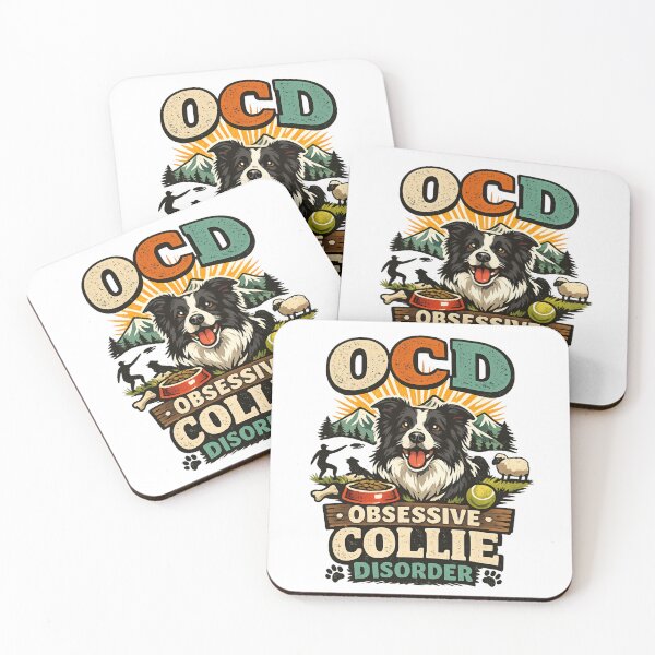 Item preview, OCD – Obsessive Collie Disorder Funny Border Collie Dog Lover designed and sold by SidTastic .