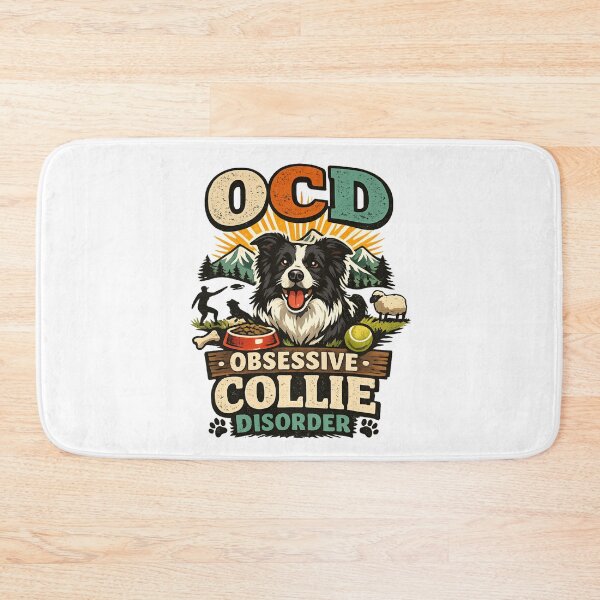 Item preview, OCD – Obsessive Collie Disorder Funny Border Collie Dog Lover designed and sold by SidTastic .