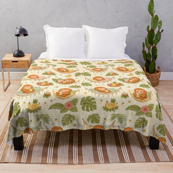 Item preview, Baby Orangutan Tropical Hammock Pattern designed and sold by Soft Berry Studio.