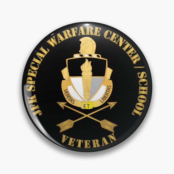 Item preview, SOF - JFK Special Warfare Center - School Veteran wo BackGrnd designed and sold by Military Insignia Products.