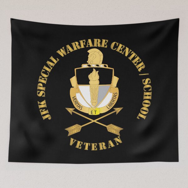 Item preview, SOF - JFK Special Warfare Center - School Veteran wo BackGrnd designed and sold by Military Insignia Products.
