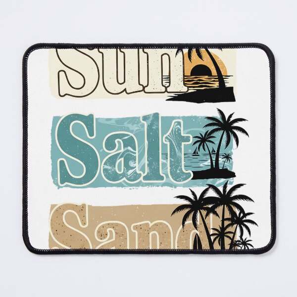 Item preview, Sun Salt Sand Vintage Beach Summer Vacation Retro Coastal Palm Trees designed and sold by conggamenhatvip.