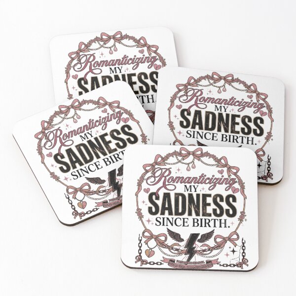 Item preview, Romanticizing My Sadness Since Birth Coquette Aesthetic Design designed and sold by InkroarCo.