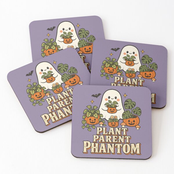 Item preview, Plant Parent Phantom Cute Ghost Houseplants Pumpkin Planters Vintage Halloween Design designed and sold by  MAD's Recreation Studio.