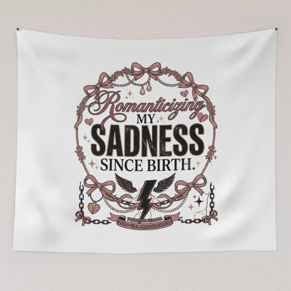 Item preview, Romanticizing My Sadness Since Birth Coquette Aesthetic Design designed and sold by InkroarCo.