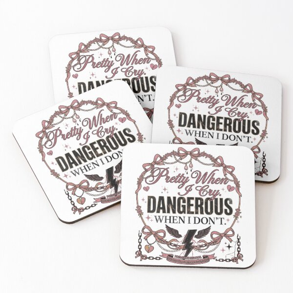 Item preview,  Pretty When I Cry Dangerous When I Don't Sad Girl Design designed and sold by InkroarCo.
