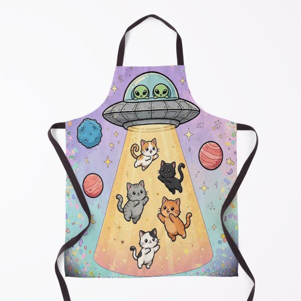 Item preview, Cute Cats Alien Abduction Adventure designed and sold by Pure Craft.