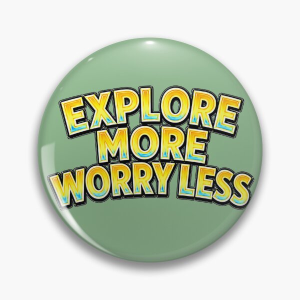 Item preview, Explore More Worry Less – Hand Drawn Childlike Typography designed and sold by Mac Sketches.