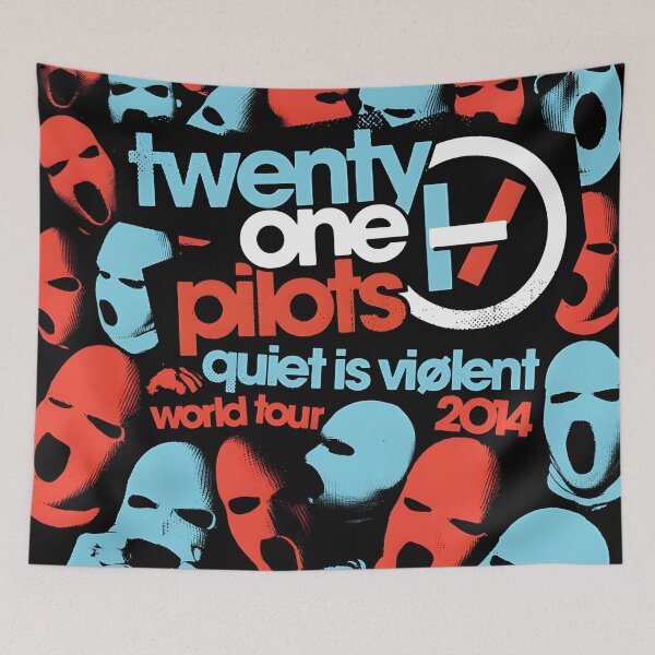 Item preview, Twenty One Pilots Original Custom Vintage Music Poster Wall Art designed and sold by Cool Robot Bro..