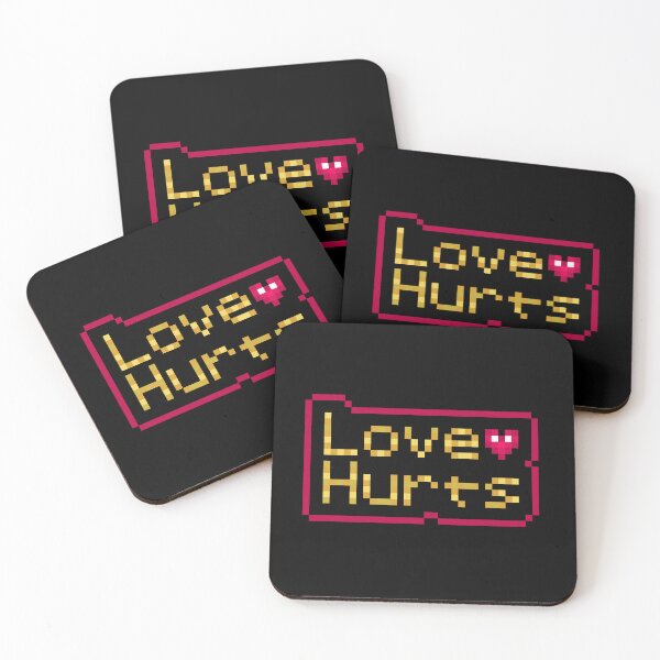 Item preview, Love Hurts Pixel Art - Retro Gaming Neon Heart Sign designed and sold by MMjs826.