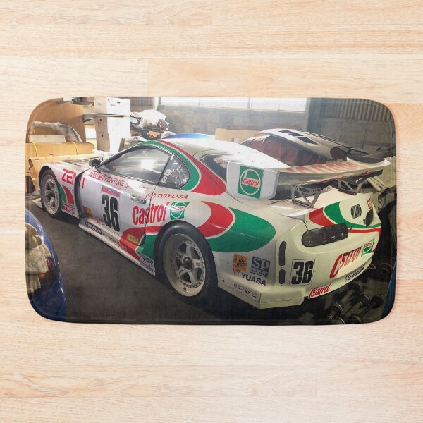 Item preview, Race Car in a Barn Poster designed and sold by Road To Track.