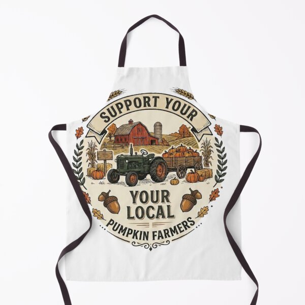 Item preview, Support Your Local Pumpkin Farmers, Fall Harvest Farmer Gift, Pumpkin Patch Lover Graphic Tee, Autumn Farm Market Shirt designed and sold by OUICHA.