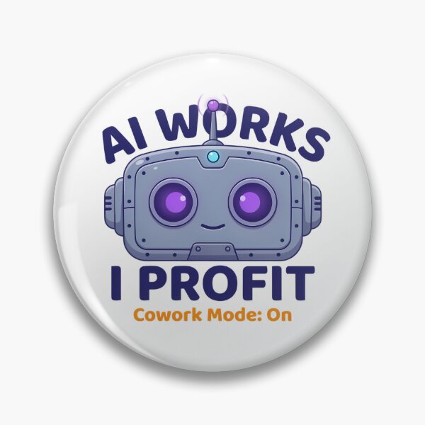 Item preview, Funny AI Robot Programmer - AI Works I Profit Cowork Mode On designed and sold by conggamenhatvip.