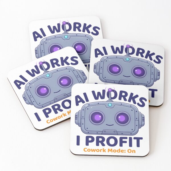Item preview, Funny AI Robot Programmer - AI Works I Profit Cowork Mode On designed and sold by conggamenhatvip.