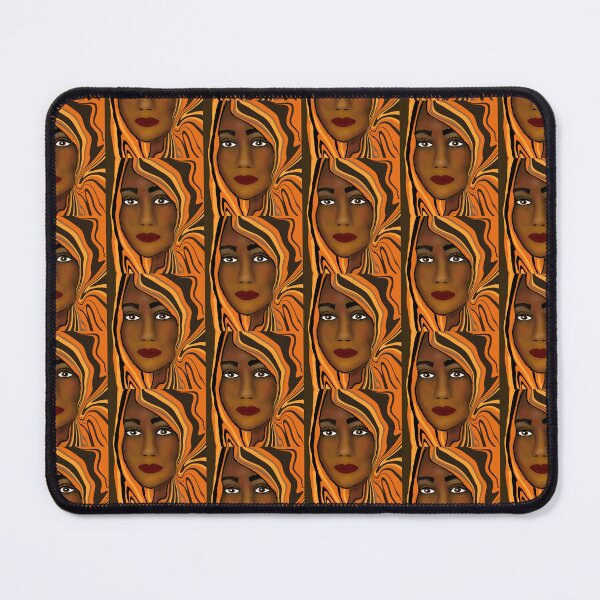 Item preview, Woman Wrapped in Vibrant Patterns designed and sold by Elaine M Hayward .