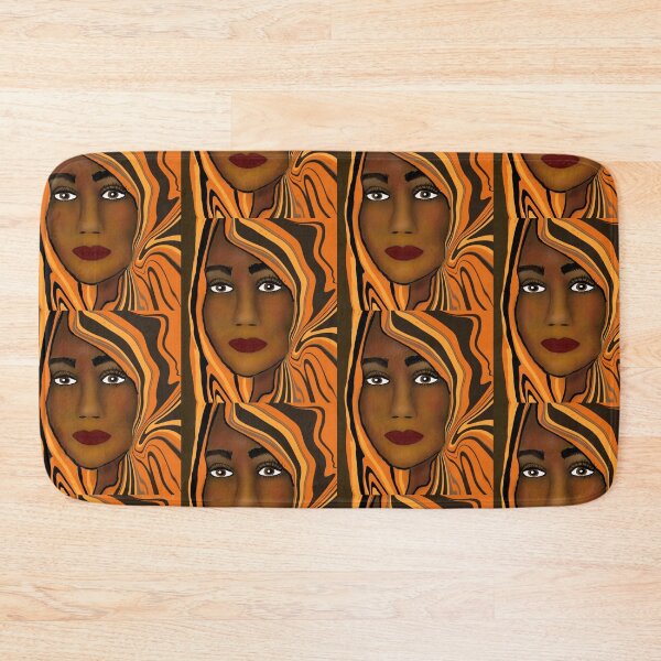 Item preview, Woman Wrapped in Vibrant Patterns designed and sold by Elaine M Hayward .