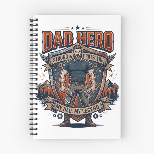 Item preview, Dad Hero Strong Protecting Legend Lumberjack Father's Day Art designed and sold by rich-moda.