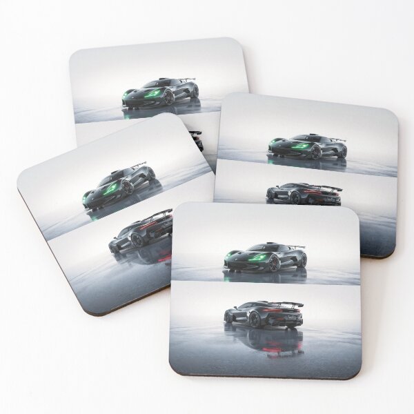 Item preview, Sleek Panther-Inspired Sports Car with Emerald Eyes 1 designed and sold by Lucia Amaris Art.