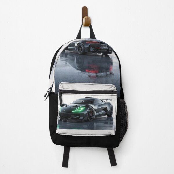 Item preview, Sleek Panther-Inspired Sports Car with Emerald Eyes 1 designed and sold by Lucia Amaris Art.