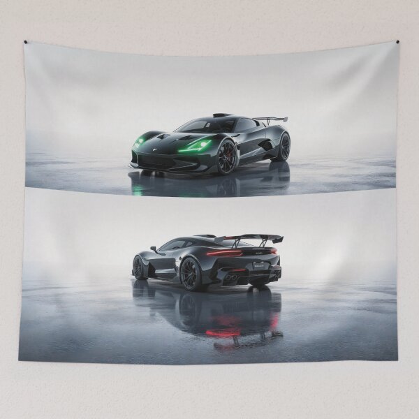 Item preview, Sleek Panther-Inspired Sports Car with Emerald Eyes 1 designed and sold by Lucia Amaris Art.