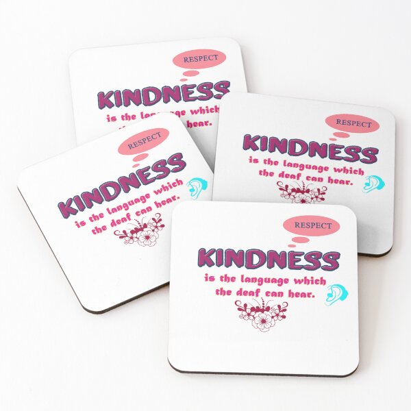 Item preview, HEARING IMPAIRED | Kindness | Respect  designed and sold by Al-Ziyyel Studio✨.
