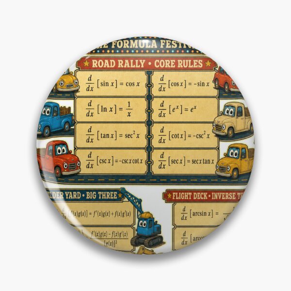 Item preview, I can Derive Formula Festival  designed and sold by ForestaMath.