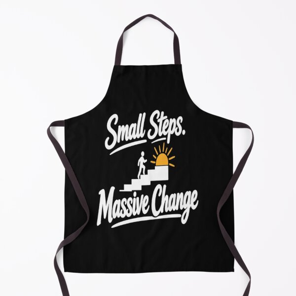 Item preview, Small Steps Massive Change | Motivational Typography Quote designed and sold by v6ziix.