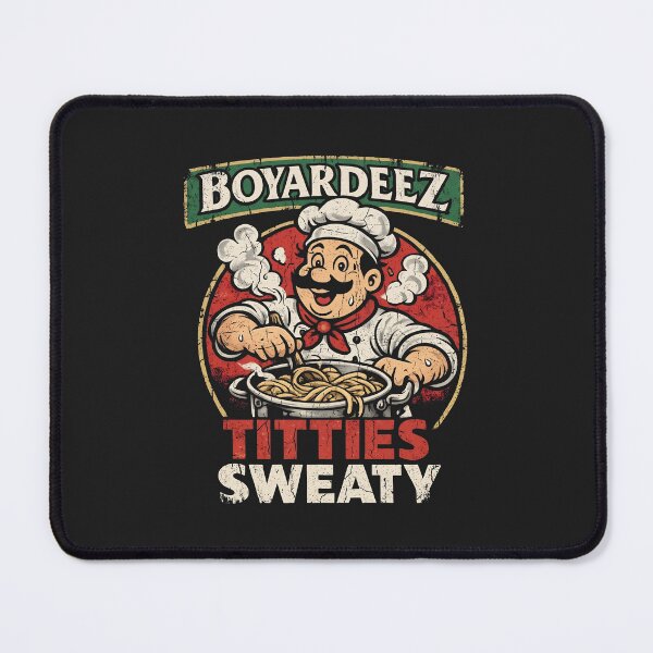 Item preview, Funny Retro Meme Boyardeez Titties Sweaty designed and sold by Darkifun.