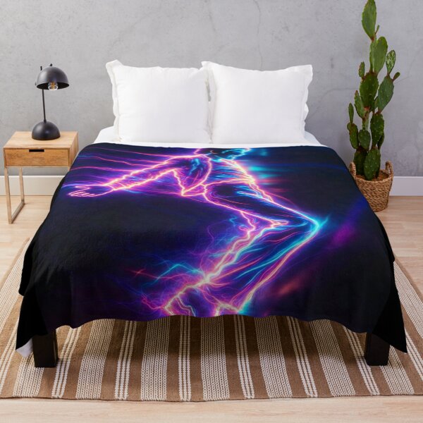 Item preview, Neon Dance Silhouette Retro Glow Art designed and sold by ExploreAura Studio.