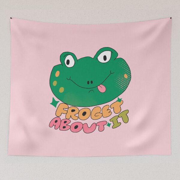 Item preview, Forget About It Freddy Frog (Pink) designed and sold by yellowflowerhut.