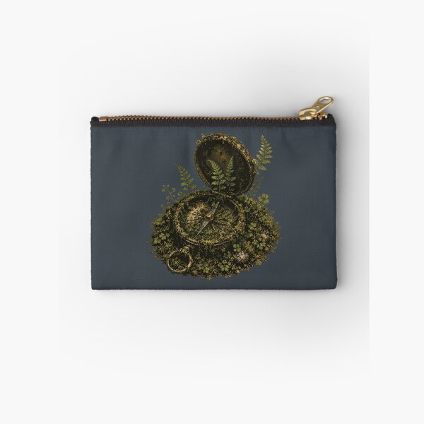Item preview, Vintage Compass Reclaimed by Moss Woodland Nature Illustration designed and sold by SimplePoDesign.