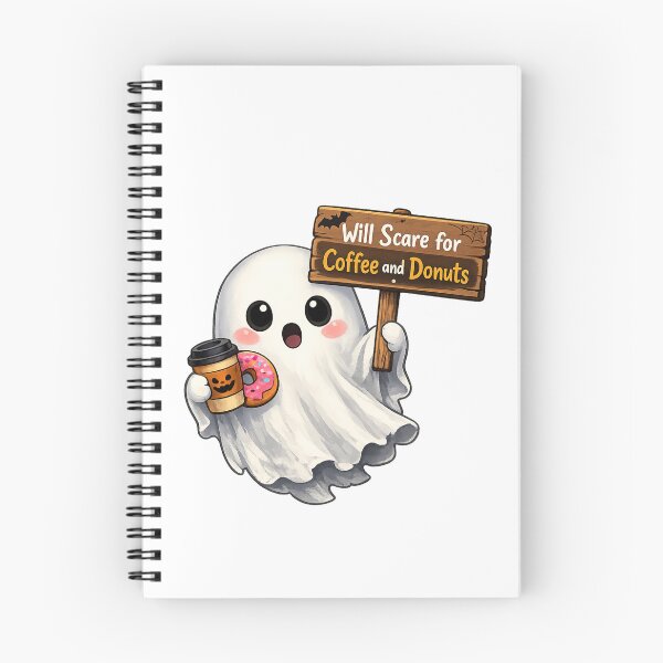 Item preview, Will Scare For Coffee and Donuts designed and sold by HBK ACCESSORIES.
