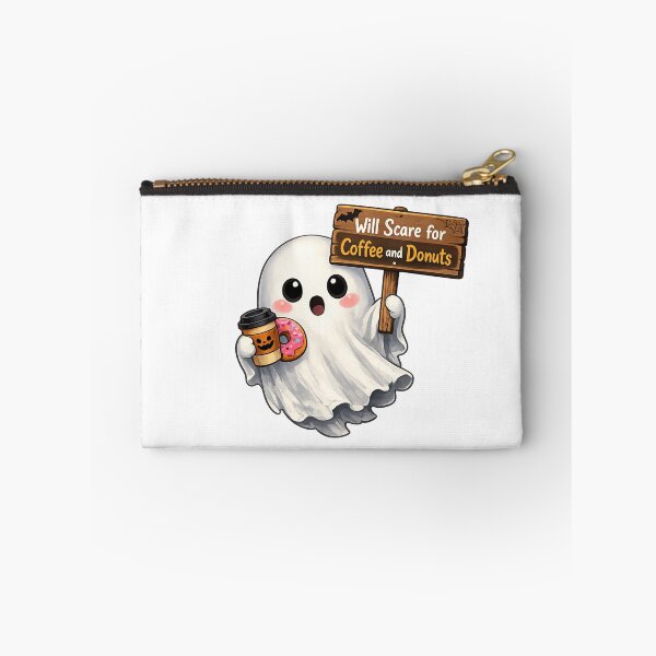 Item preview, Will Scare For Coffee and Donuts designed and sold by HBK ACCESSORIES.