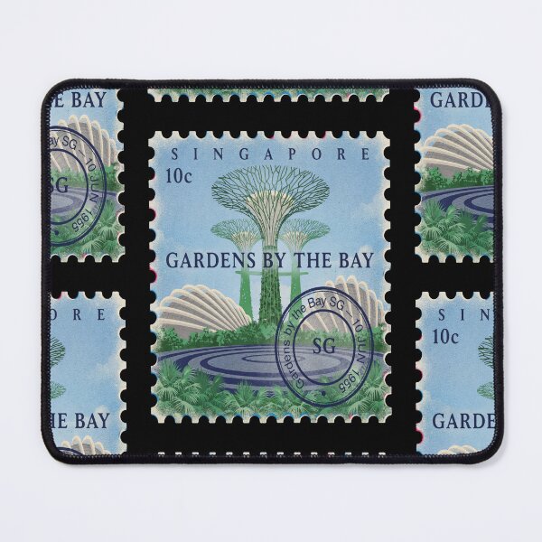 Item preview, Gardens by the Bay Singapore Supertree Stamp Sticker designed and sold by stickercuffs.