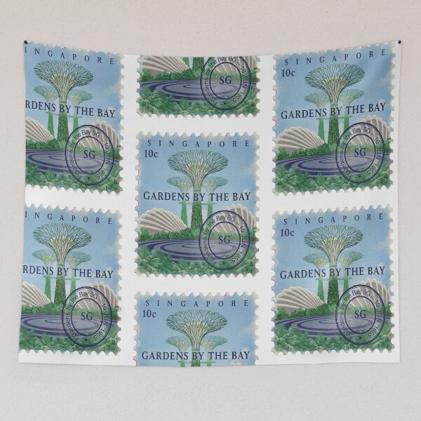 Item preview, Gardens by the Bay Singapore Supertree Stamp Sticker designed and sold by stickercuffs.
