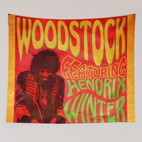 Item preview, Woodstock Original Custom Vintage Music Poster Wall Art designed and sold by Cool Robot Bro..