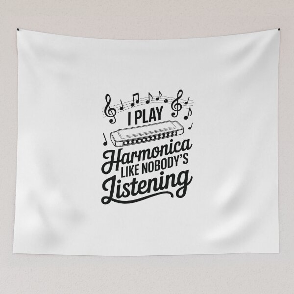 Item preview,  PLAY Harmonica LIKE NOBODY’S LISTENING designed and sold by jkrphoto.