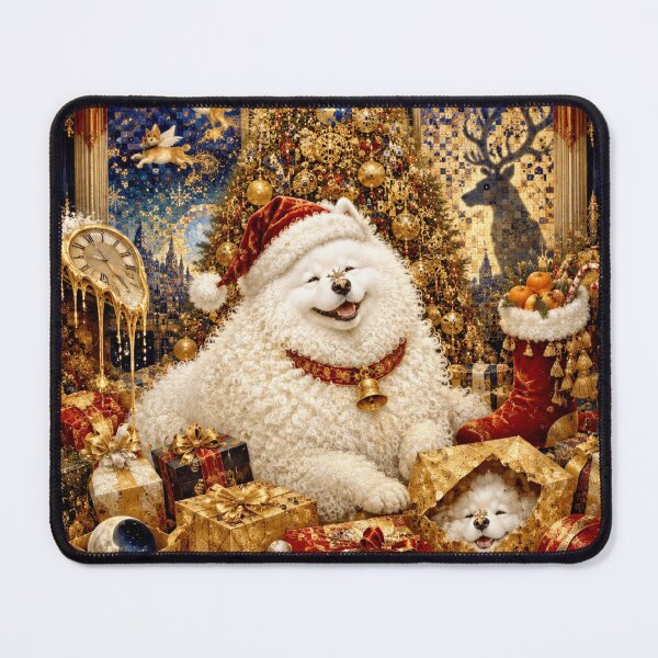 Item preview, Magical Christmas: Golden Samoyed and the Night of Heavenly Gifts designed and sold by Natalia-Vlad.