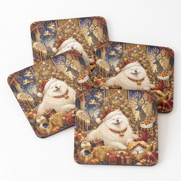 Item preview, Magical Christmas: Golden Samoyed and the Night of Heavenly Gifts designed and sold by Natalia-Vlad.