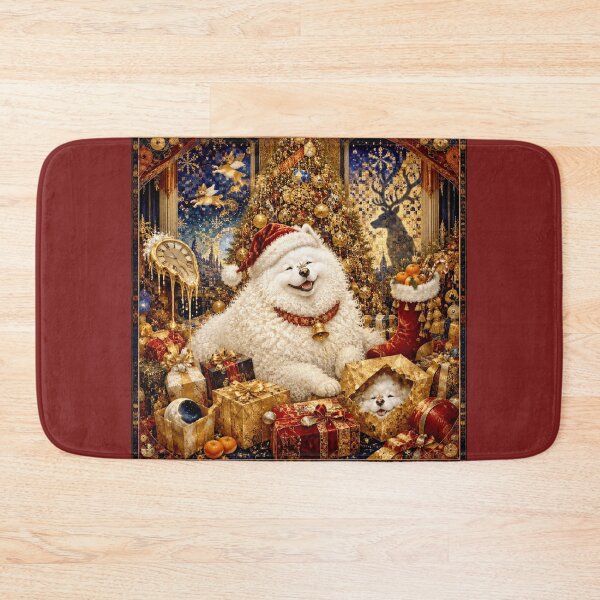 Item preview, Magical Christmas: Golden Samoyed and the Night of Heavenly Gifts designed and sold by Natalia-Vlad.