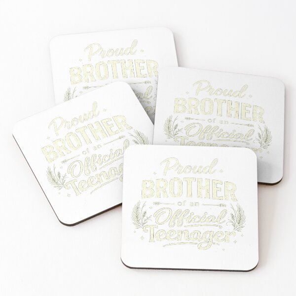 Item preview, Proud Brother of an Official Teenager , Funny Brother Gift, Teen Birthday Graphic Tee, Family Celebration Shirt designed and sold by OUICHA.
