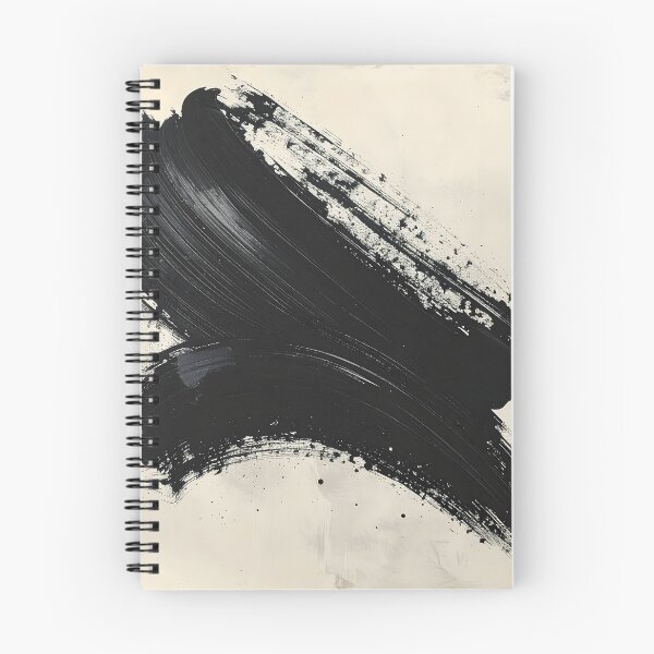 Item preview, Abstract Japanese Enso Brushstroke Ink Painting designed and sold by BetweenForms.
