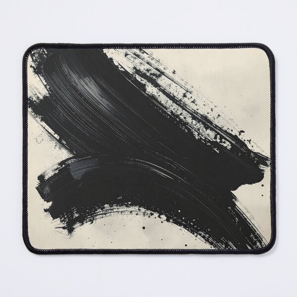 Item preview, Abstract Japanese Enso Brushstroke Ink Painting designed and sold by BetweenForms.