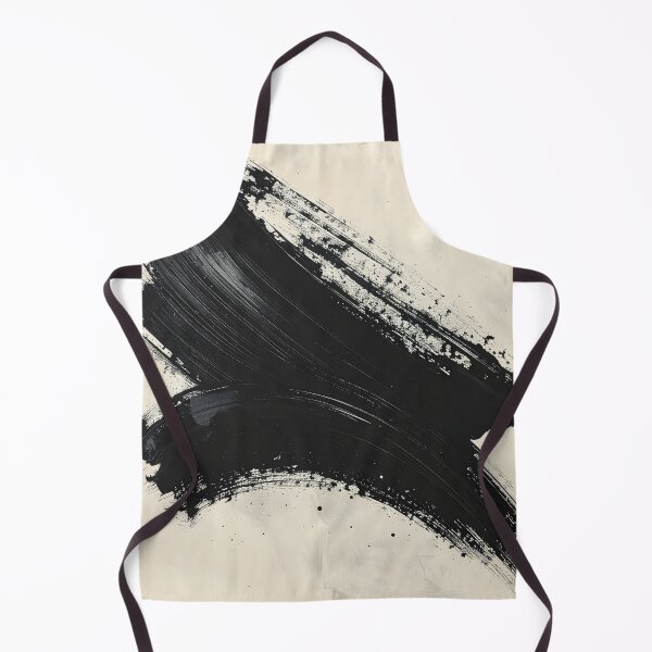 Item preview, Abstract Japanese Enso Brushstroke Ink Painting designed and sold by BetweenForms.