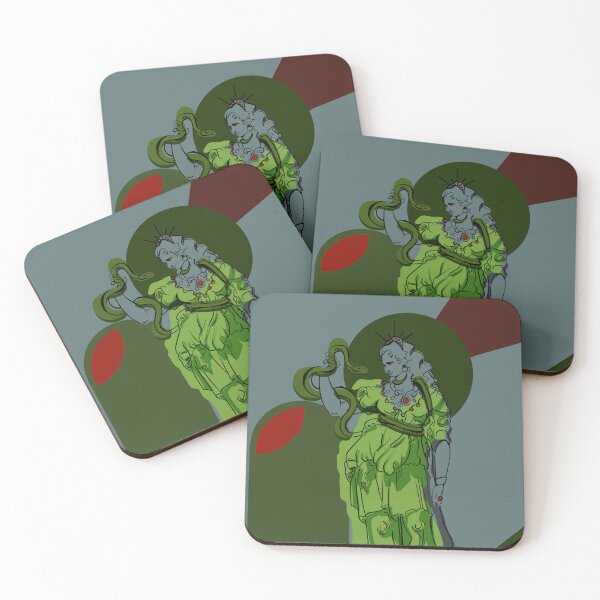 Item preview, Snake Goddess Martini Colorscape  designed and sold by nellaquarelle.