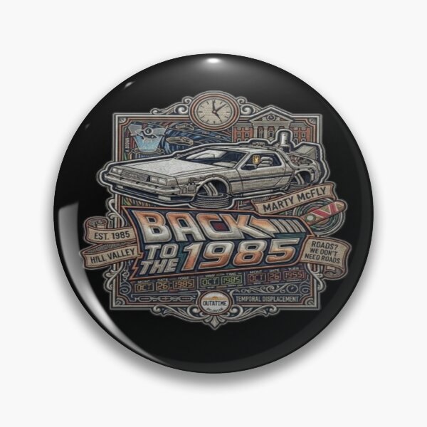 Item preview, Back To The 1985 Retro Time-Traveling Car designed and sold by beben93.