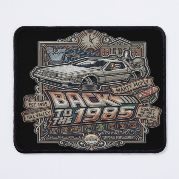 Item preview, Back To The 1985 Retro Time-Traveling Car designed and sold by beben93.