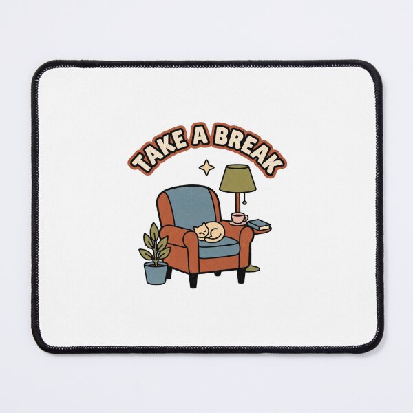 Item preview, Take a Break Cozy Folk Reading Chair designed and sold by GoofyShopp.