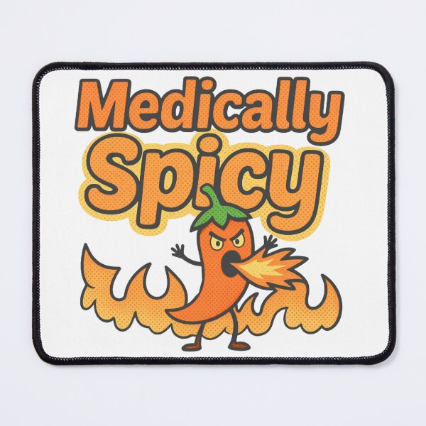 Item preview, Cute Medically Spicy Fire Breathing Retro Chili Pepper designed and sold by pulse_retail.